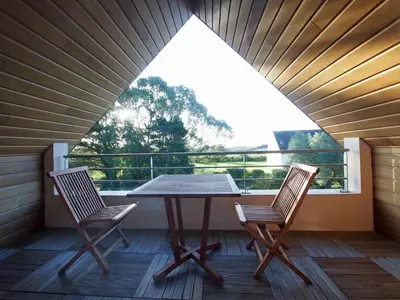 Balcon ou terrasse dans l'établissement Villa Kernéhan