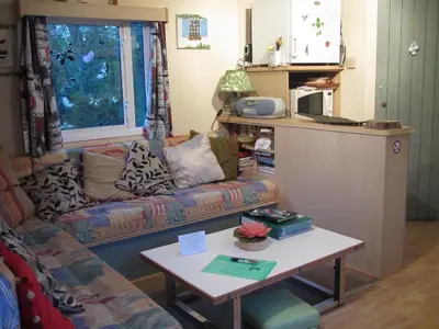 Cuisine ou kitchenette dans l'établissement Ty Bihan de L'Aber