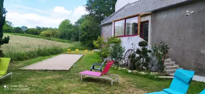 Jardin de l'établissement 14 maison 6 pers Les Gîtes Bigoudens