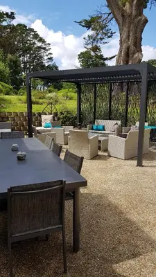 Jardin de l'établissement Gîte de Guernevez