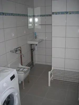 Salle de bains dans l'établissement Gite entre Terre et Mer