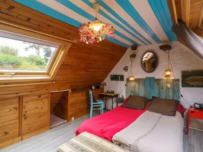 Un ou plusieurs lits dans un hébergement de l'établissement Holiday Home Ti Maen by Interhome