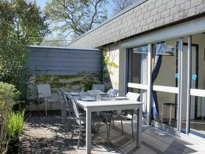 Terrasse ou espace extérieur de l'établissement Holiday Home TY Greg by Interhome
