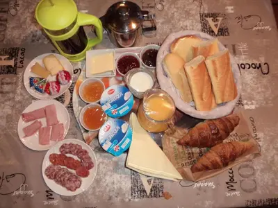 Nourriture dans le B&B/chambre d'hôtes ou à proximité