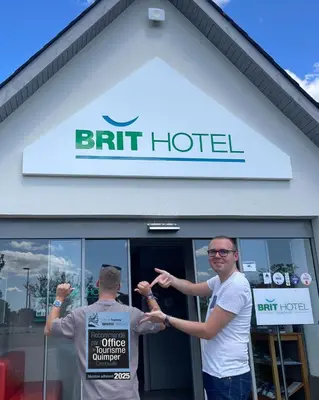 Clients de l'établissement Brit Hotel Quimper Sud