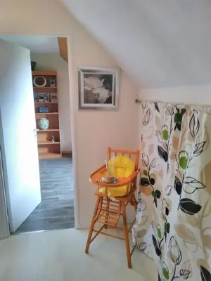 Coin salon dans l'établissement Maison Entre Terre et Mer