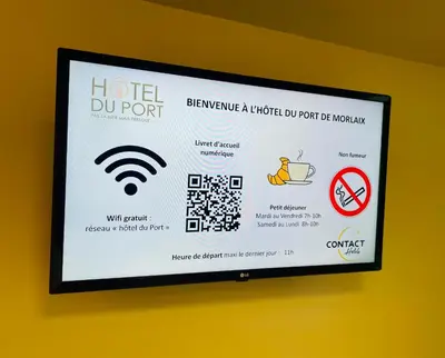 Certificat, récompense, panneau ou autre document affiché dans l'établissement Hôtel Du Port
