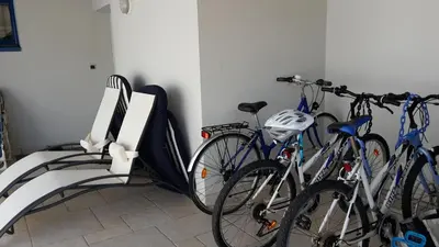 Vélo sur le terrain de l'établissement Gîte de Porspol ou dans les environs