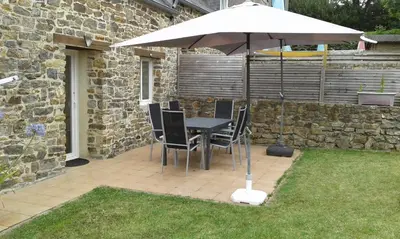 Jardin de l'établissement Le Casino à larmor