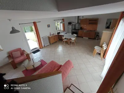 Cuisine ou kitchenette dans l'établissement Le Casino à larmor