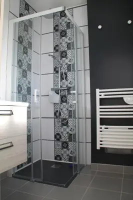 Salle de bains dans l'établissement Villa Ecume