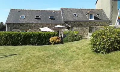 Jardin de l'établissement Le casino larmor