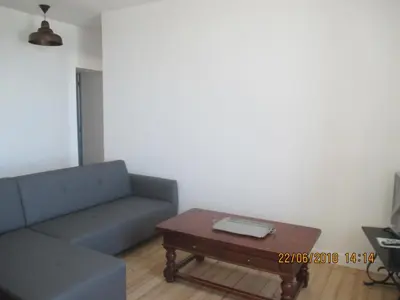 Coin salon dans l'établissement Appartement Bord de Mer