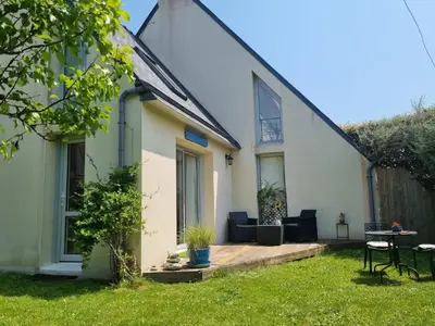 Jardin de l'établissement Roscoff Santec Maison Mer Bretagne