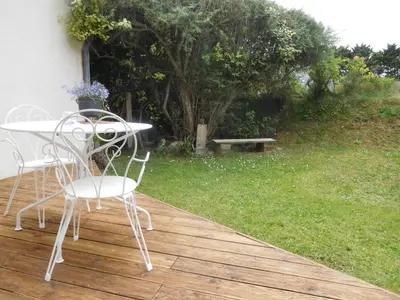 Jardin de l'établissement Roscoff Santec Maison Mer Bretagne