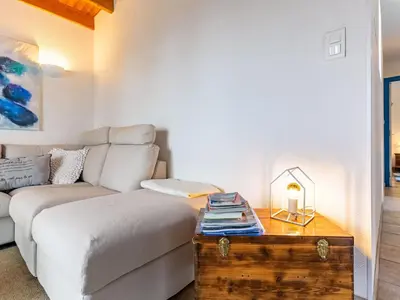 Coin salon dans l'établissement Holiday Home Ker Maeziou by Interhome