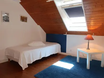 Un ou plusieurs lits dans un hébergement de l'établissement Holiday Home Rendez-vous à la plage by Interhome