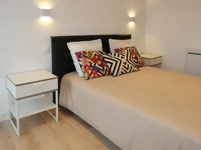 Un ou plusieurs lits dans un hébergement de l'établissement Holiday Home Ty Coz by Interhome