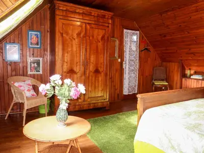 Un ou plusieurs lits dans un hébergement de l'établissement Holiday Home La Bergerie by Interhome