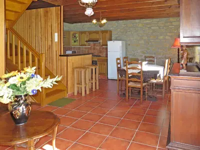 Cuisine ou kitchenette dans l'établissement Holiday Home La Ferme Bis by Interhome