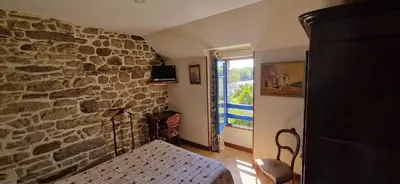 Un ou plusieurs lits dans un hébergement de l'établissement Auberge De Bel Air