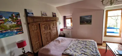 Un ou plusieurs lits dans un hébergement de l'établissement Auberge De Bel Air