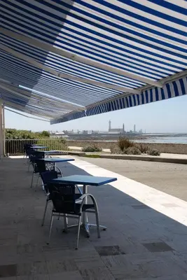 Balcon ou terrasse dans l'établissement Le Sterenn