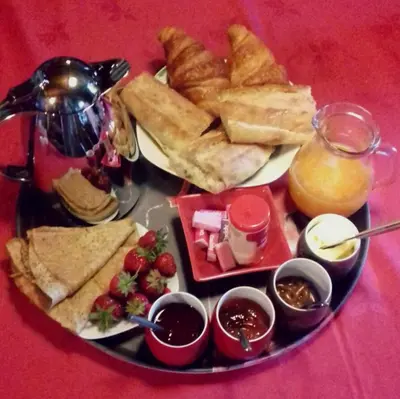 Nourriture dans le B&B/chambre d'hôtes ou à proximité