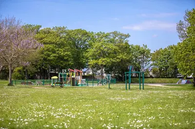 Aire de jeux pour enfants de l'établissement Village Beauséjour - Rêves de mer