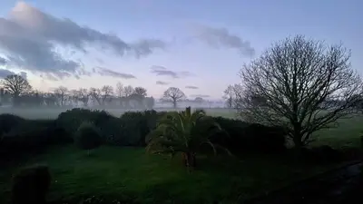 Paysage naturel près de la maison de vacances
