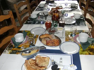 Nourriture dans le B&B/chambre d'hôtes ou à proximité