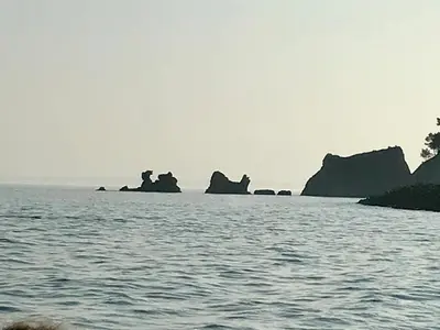 Paysage naturel près de la maison d'hôtes