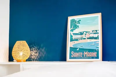 Plan de l'établissement Appartement sainte marine vue mer