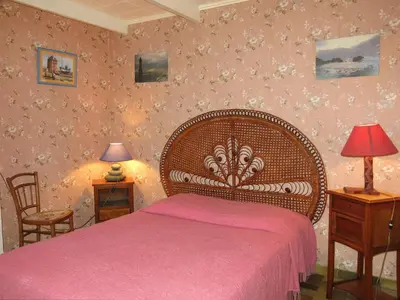 Un ou plusieurs lits dans un hébergement de l'établissement Holiday Home Roz Amor by Interhome