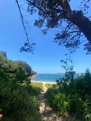 Paysage naturel près de la maison de vacances