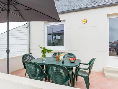 Balcon ou terrasse dans l'établissement Holiday Home Brise Marine by Interhome