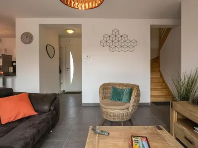 Coin salon dans l'établissement Holiday Home La Closière by Interhome