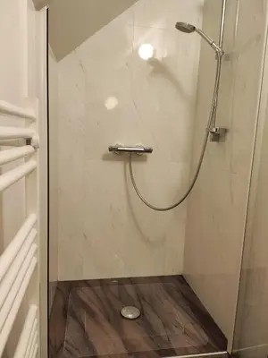 Salle de bains dans l'établissement Coeur du Finistère