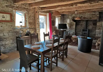 Coin salon dans l'établissement Coeur du Finistère