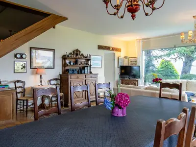 Coin salon dans l'établissement Holiday Home Ker Svea by Interhome