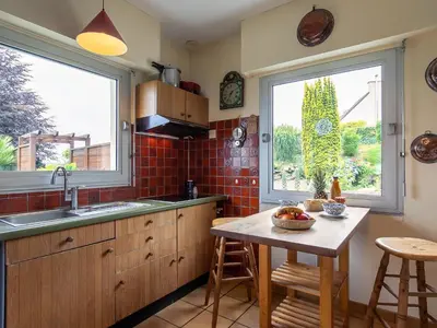 Cuisine ou kitchenette dans l'établissement Holiday Home Ker Svea by Interhome