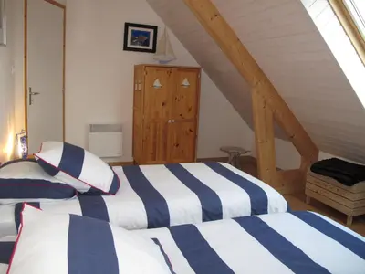 Un ou plusieurs lits dans un hébergement de l'établissement Holiday Home Ker Simor Ty Mer by Interhome