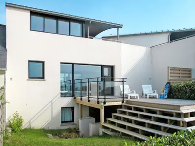 Balcon ou terrasse dans l'établissement Holiday Home La Villa Marine by Interhome