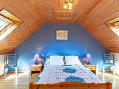 Un ou plusieurs lits dans un hébergement de l'établissement Holiday Home Ty Channed by Interhome