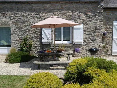 Jardin de l'établissement Holiday Home Ty Coz ar Mor by Interhome