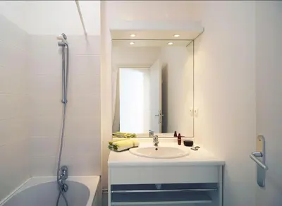 Salle de bains dans l'établissement Résidence Goélia Iroise Armorique