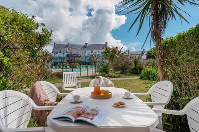 Jardin de l'établissement Résidence Pierre & Vacances Cap Marine
