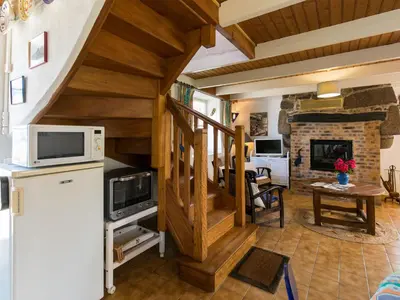 Cuisine ou kitchenette dans l'établissement Holiday Home Ty Glaz by Interhome