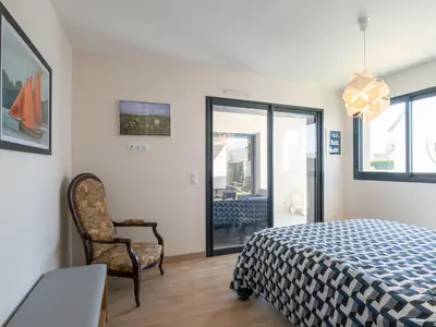 Un ou plusieurs lits dans un hébergement de l'établissement Holiday Home Ty Pleine by Interhome