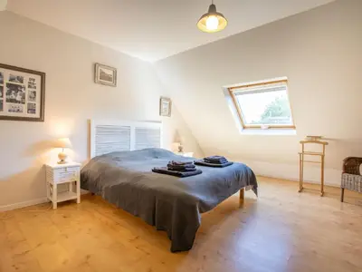 Un ou plusieurs lits dans un hébergement de l'établissement Holiday Home Hidel by Interhome